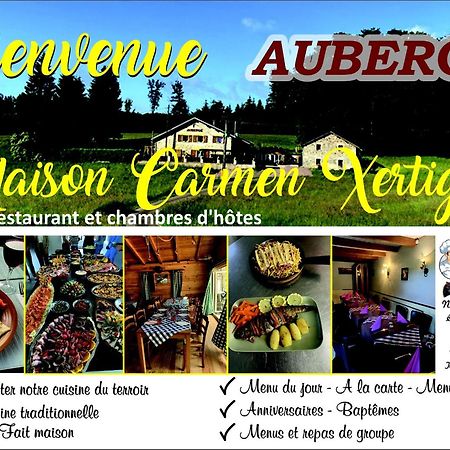 Maison Carmen - Restaurant , Meuble De Tourisme, Appartements Xertigny Eksteriør billede